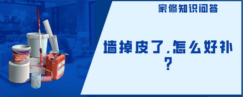 墙掉皮了,怎么好补? 墙掉皮了,怎么好补?