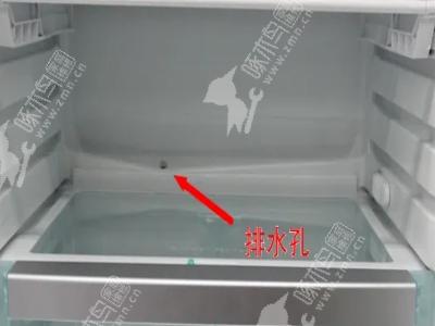 冰箱的排水孔在哪个位置呢